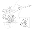 Chute Extended Diagram and Parts List for 31AM63LF701 2010 Yard Man Snow Blower
